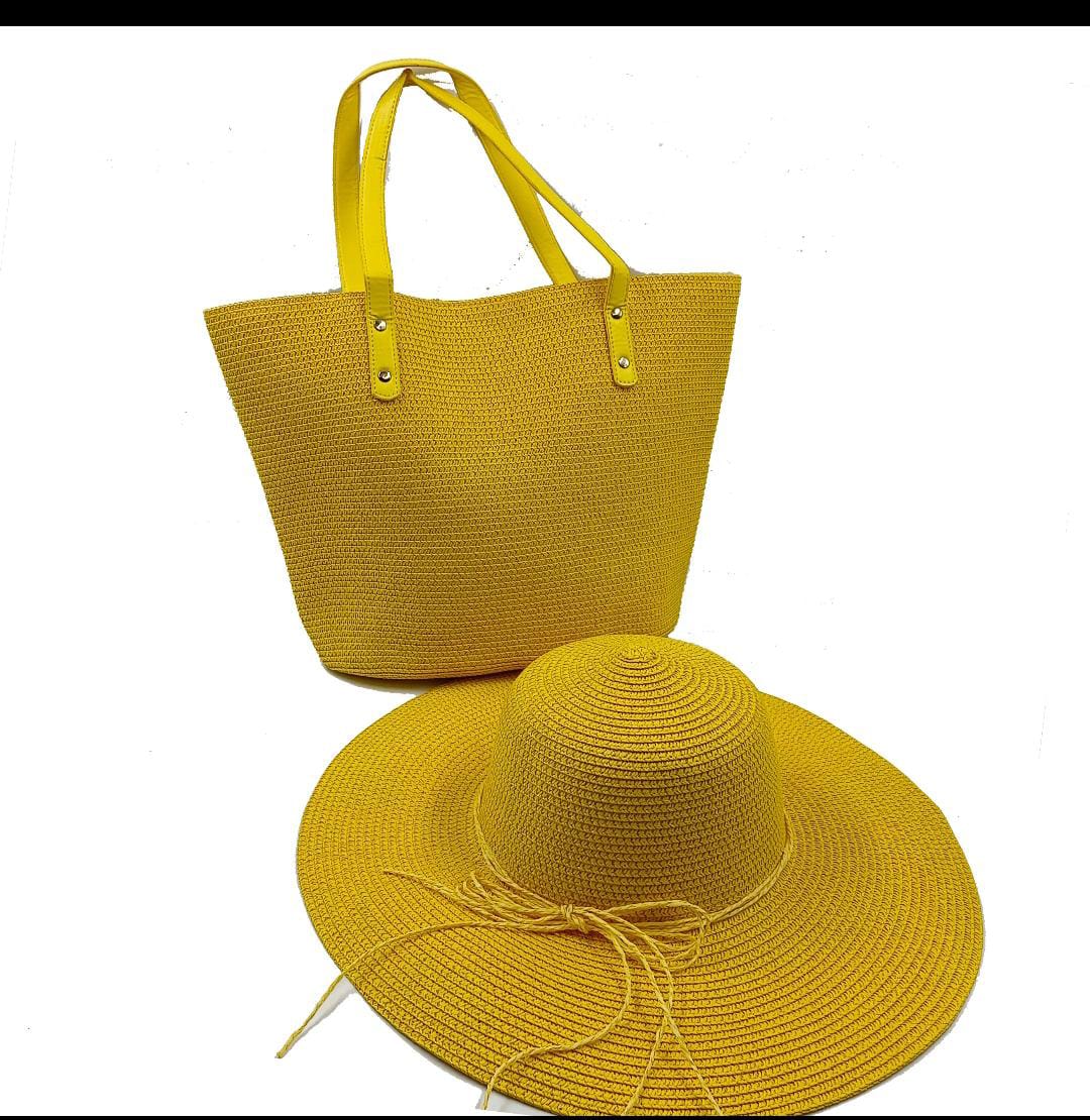 Summer Straw Bag + Hat