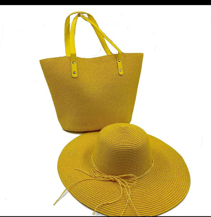 Summer Straw Bag and Hat Gift