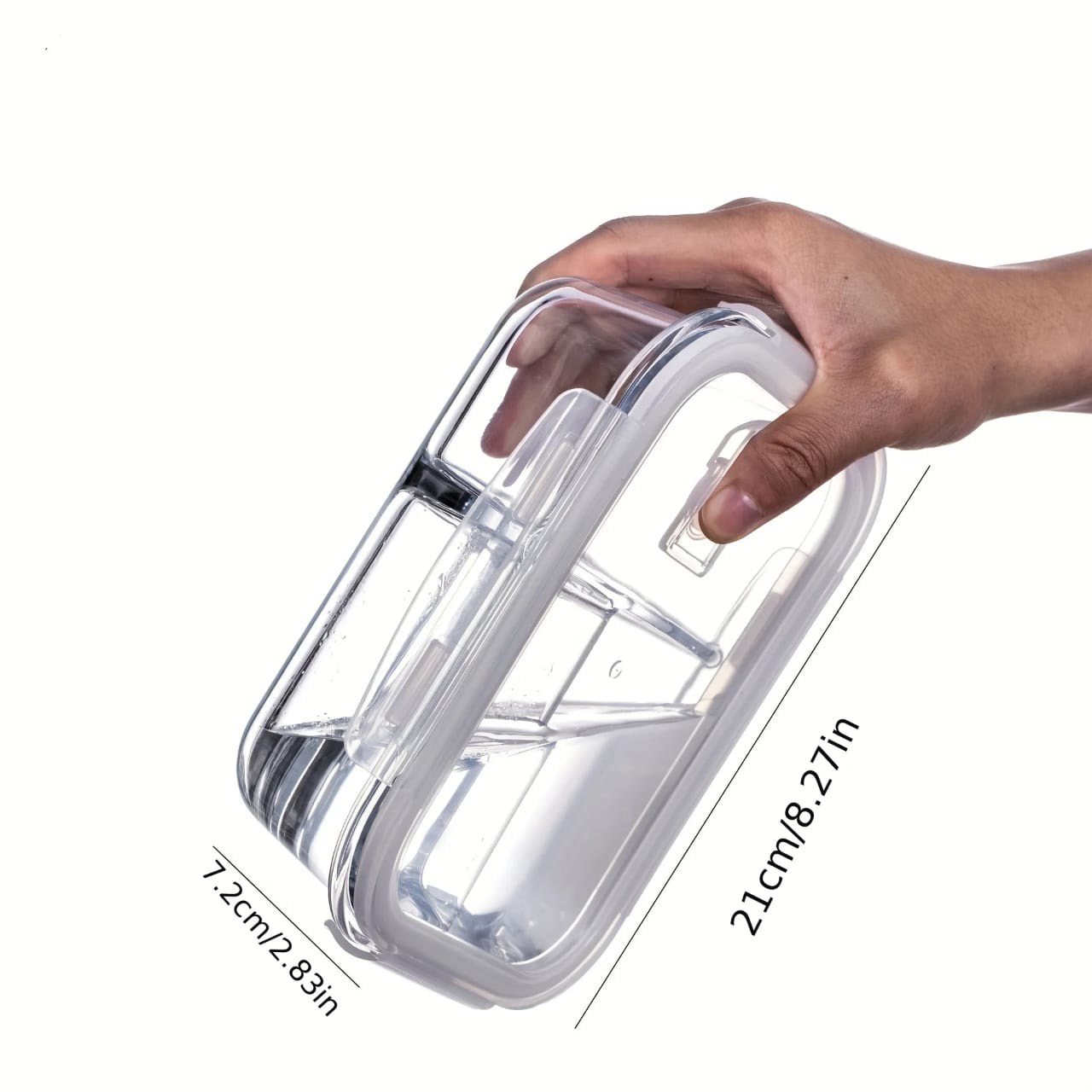 1040 ml High Borosilicate glass lunch box