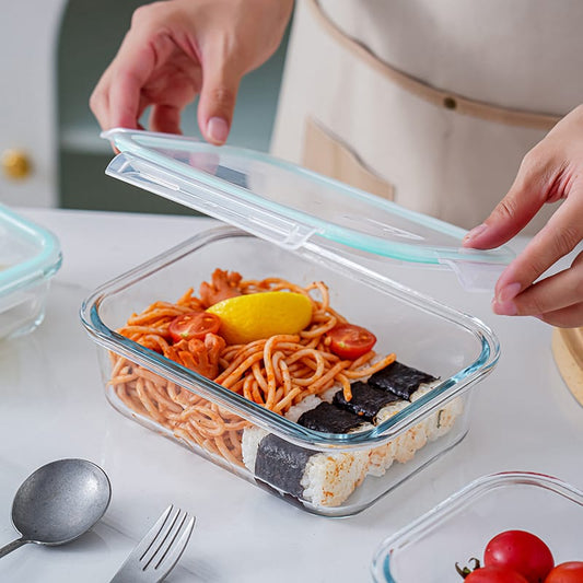 1040 ml High Borosilicate glass lunch box