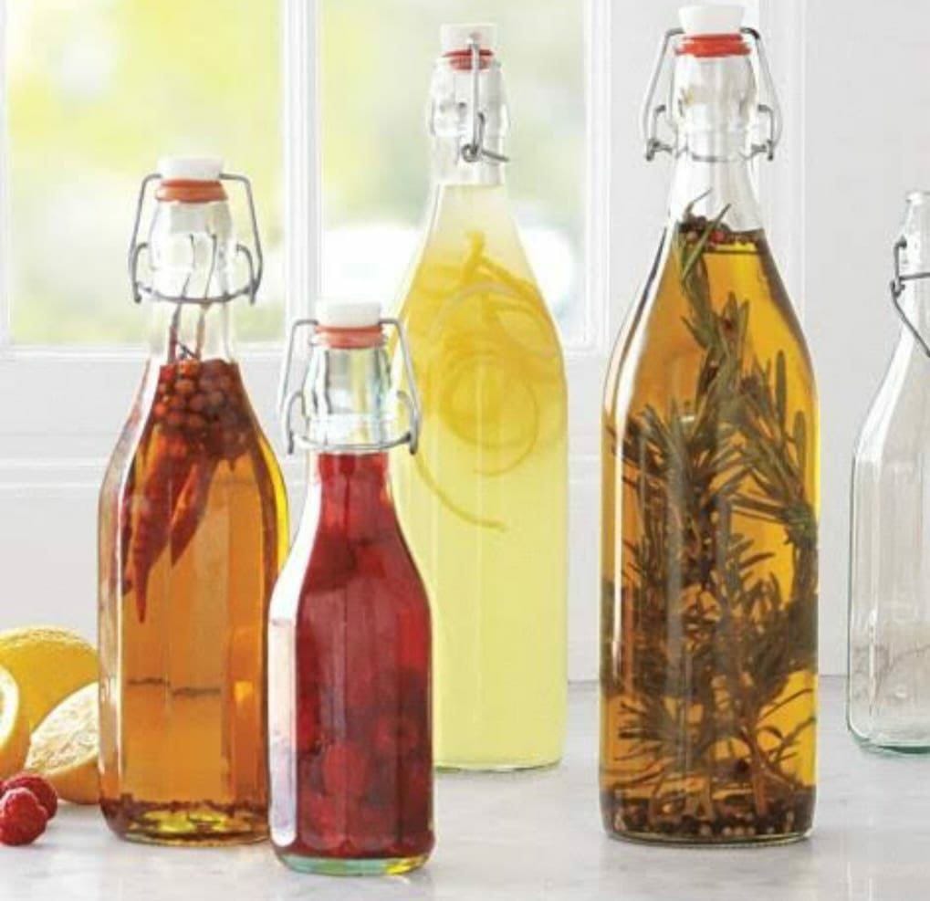 Airtight glass juice bottles