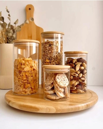 Single layer  rotating spice rack