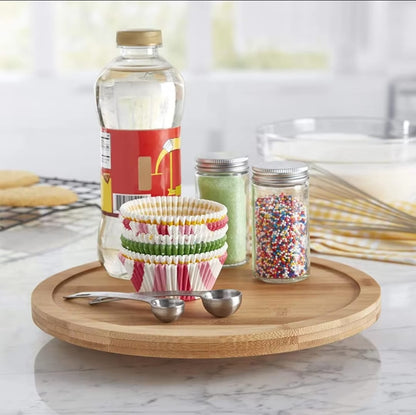 Single layer  rotating spice rack