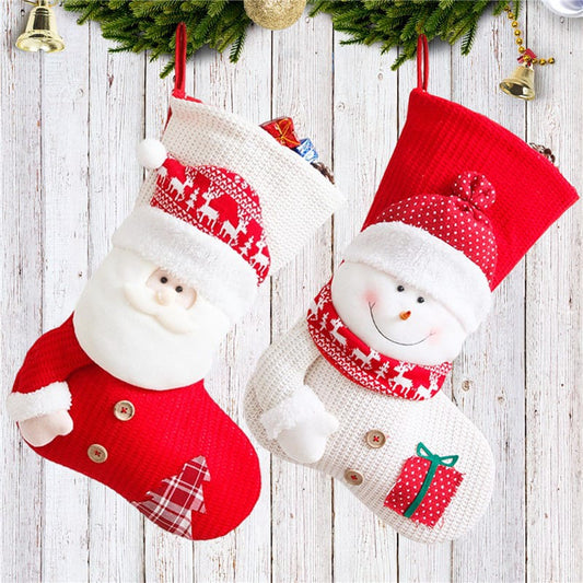 Large Christmas Socks Decorations