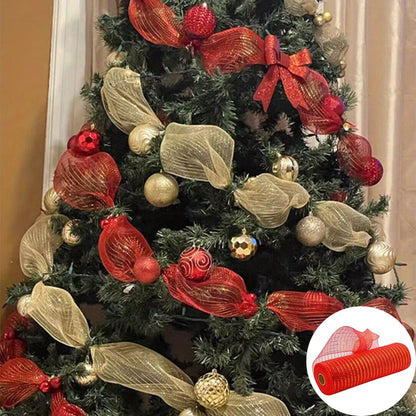 10M Christmas Ribbon Diy Christmas Tree Decoration