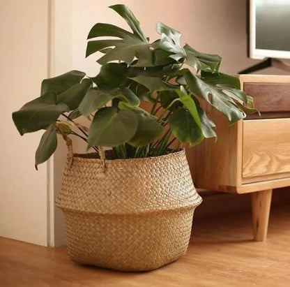 Rattan handmade baskets planters