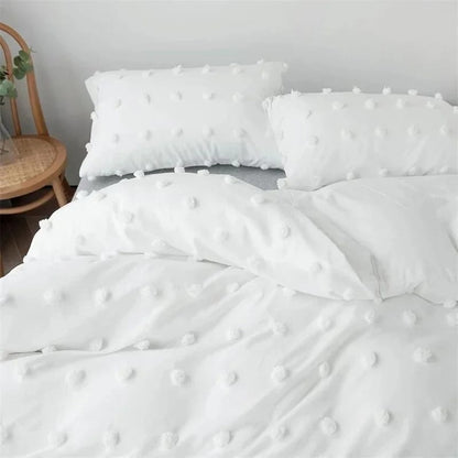 Tufted Duvet Cover Set