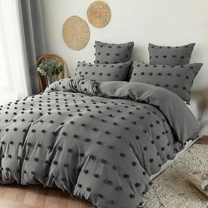 Tufted Duvet Cover Set