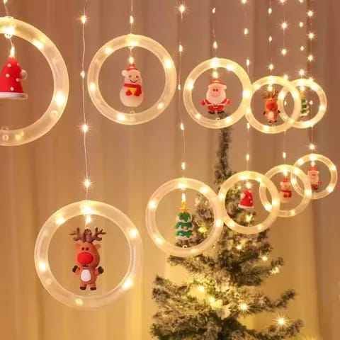 Santa Claus Garland Christmas Balls