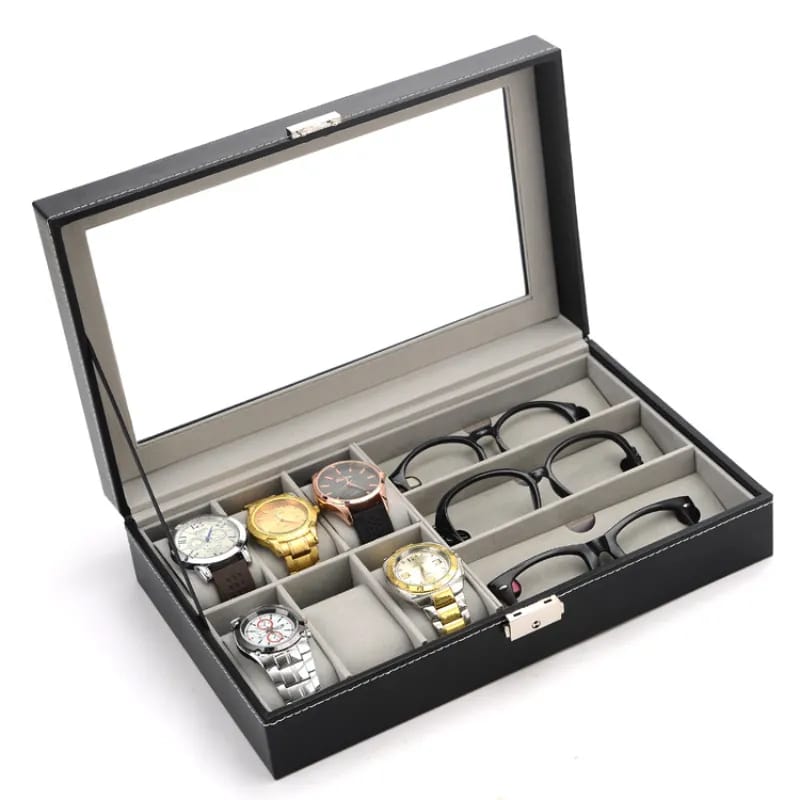 Eye glasses organizer and watch organizer gift