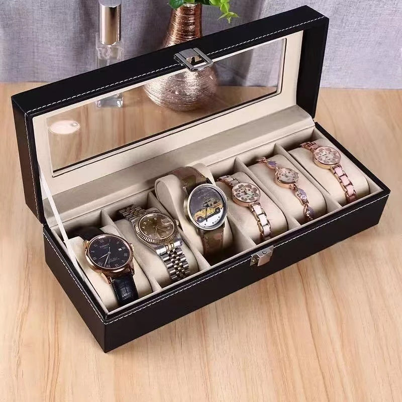 Leather watch cases