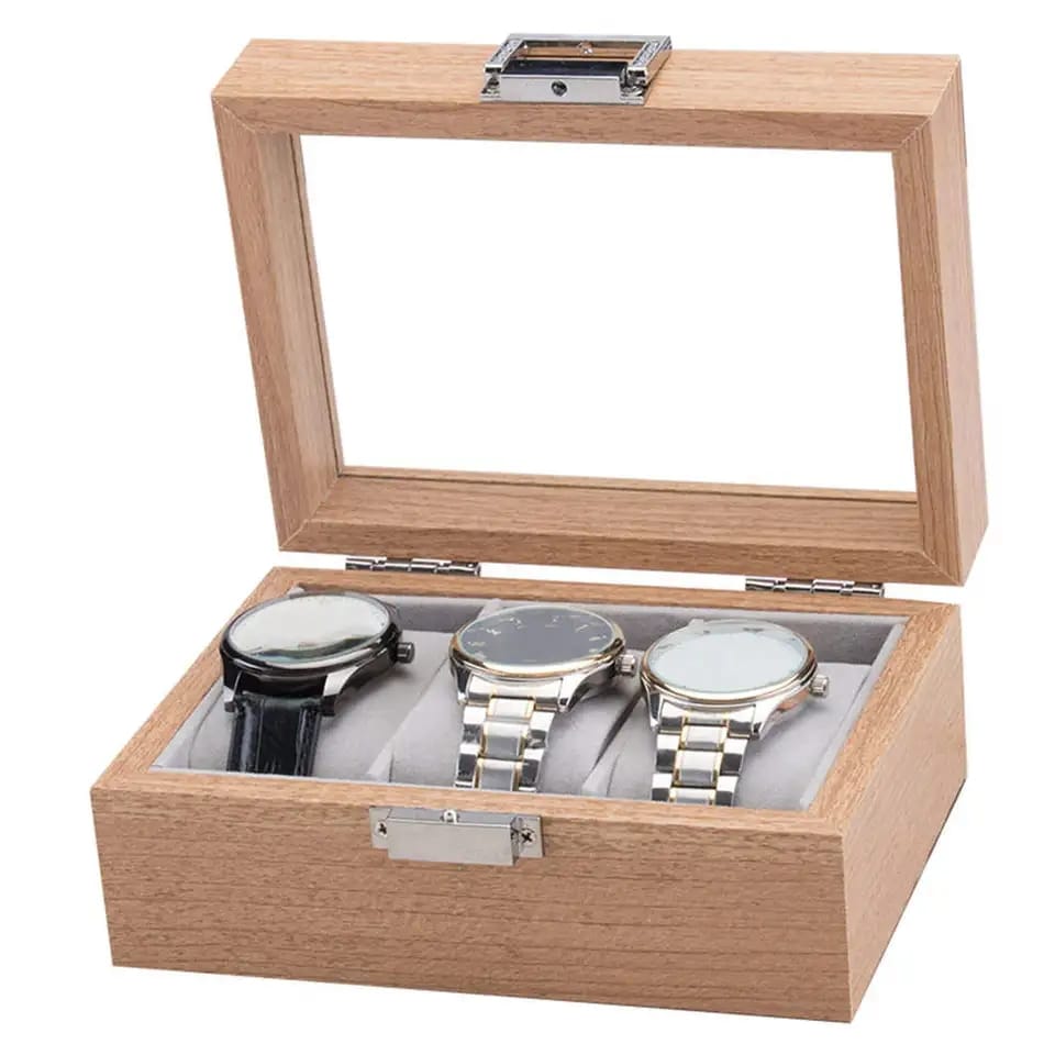 Wooden watch case