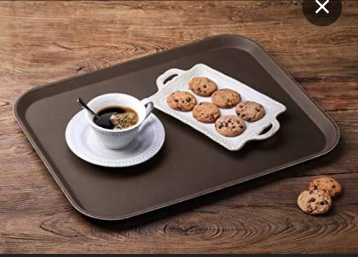 Antslip rectangle tray