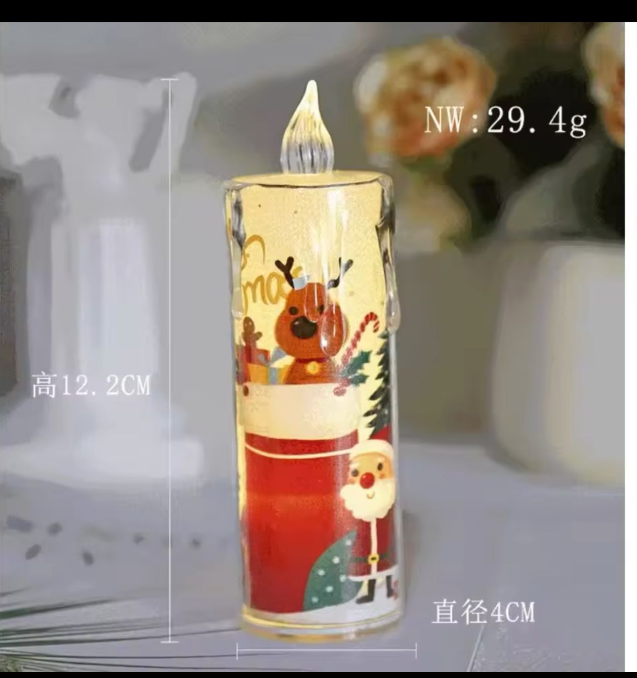 LED Light Christmas Candles