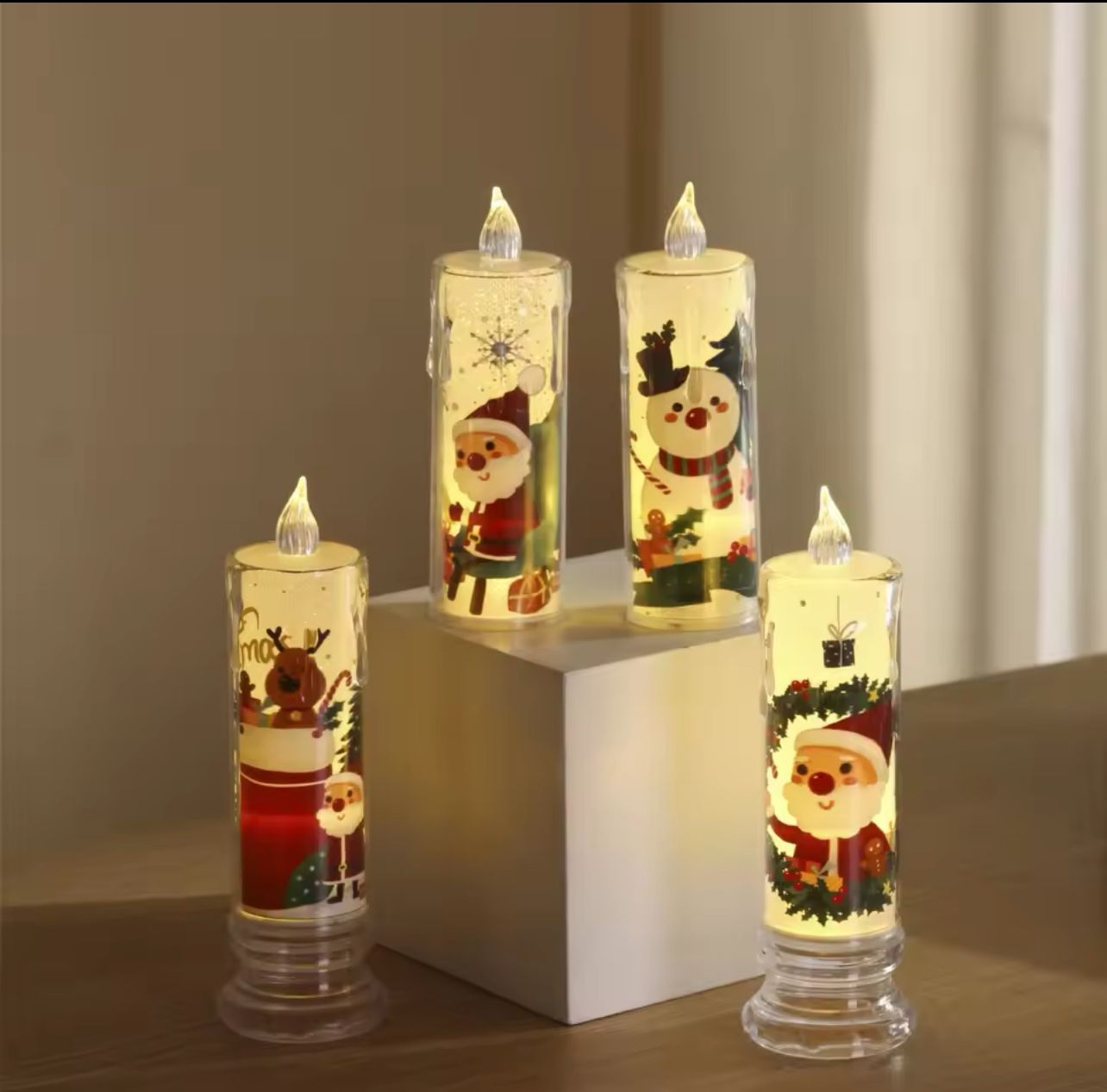 LED Light Christmas Candles