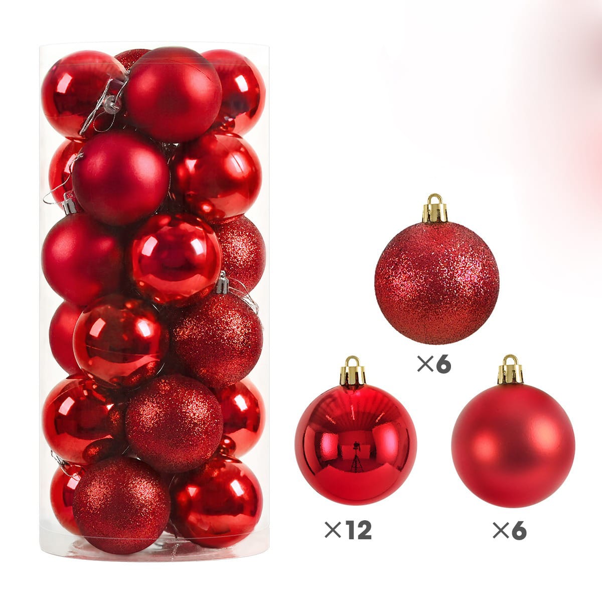 24pc set Christmas ball