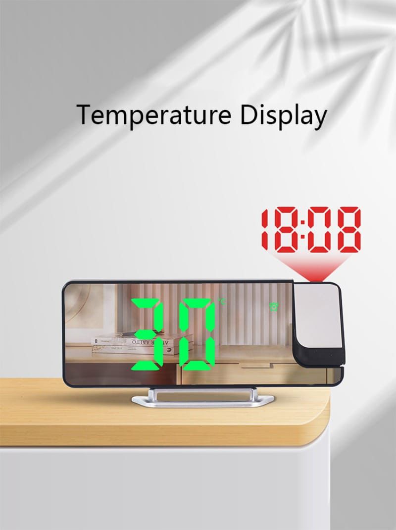 180° Projection Led Digital Clock with Alarm