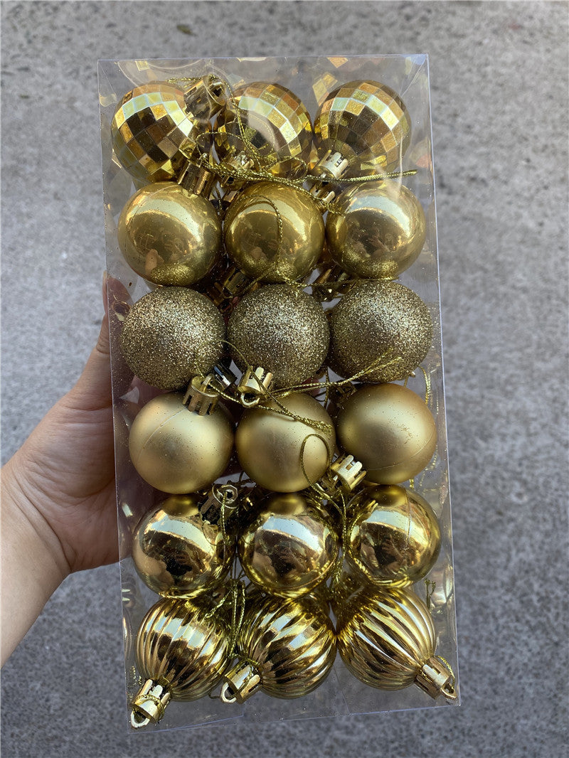 36pc set christmas ball