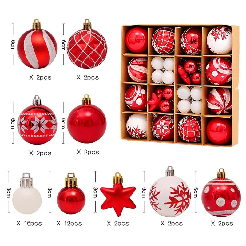 *42pc set christmas ball