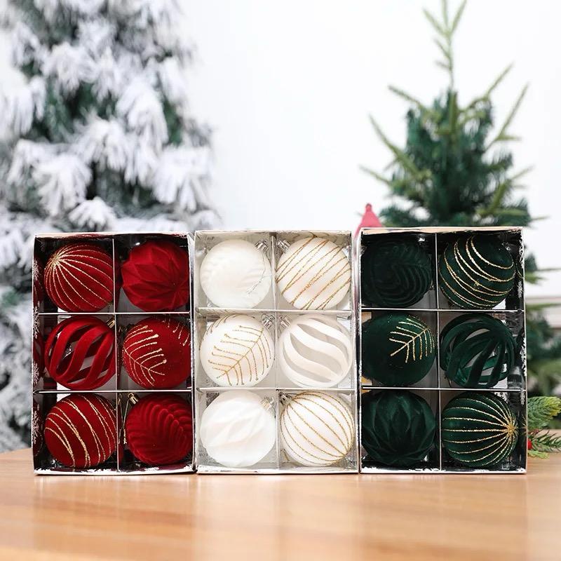 *6pc set Christmas balls