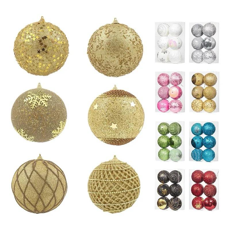 *6pc set Christmas balls