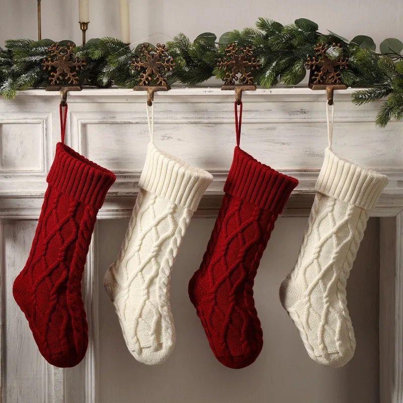 Big Christmas decor socks