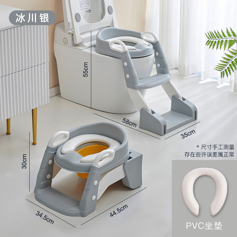 2 in 1 toilet potty trainer seat with a ladder