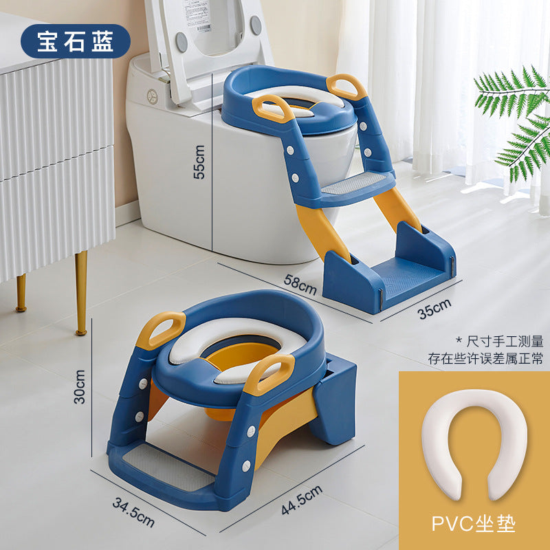 2 in 1 toilet potty trainer seat with a ladder