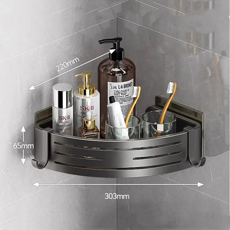 2pcs Corner Bathroom Shelf