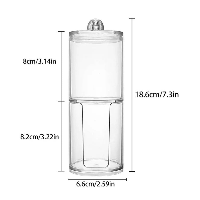 2 Layer cotton swab storage