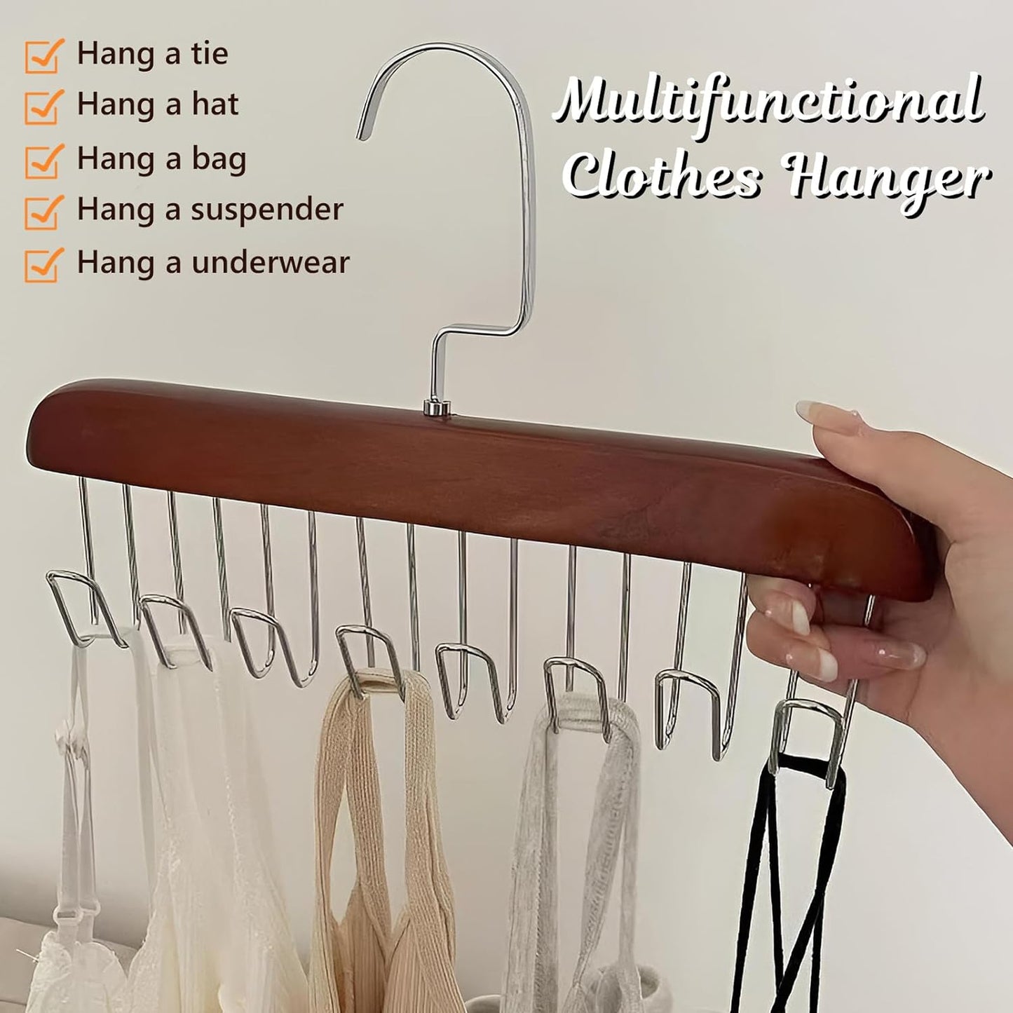 Bra tie underwear scarf hanger