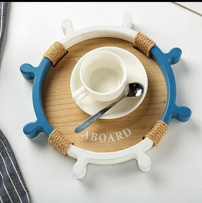 2 in 1  sailor theme tray set