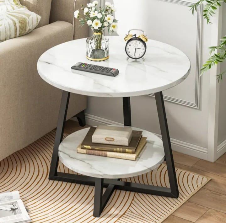 Double layered coffee side table