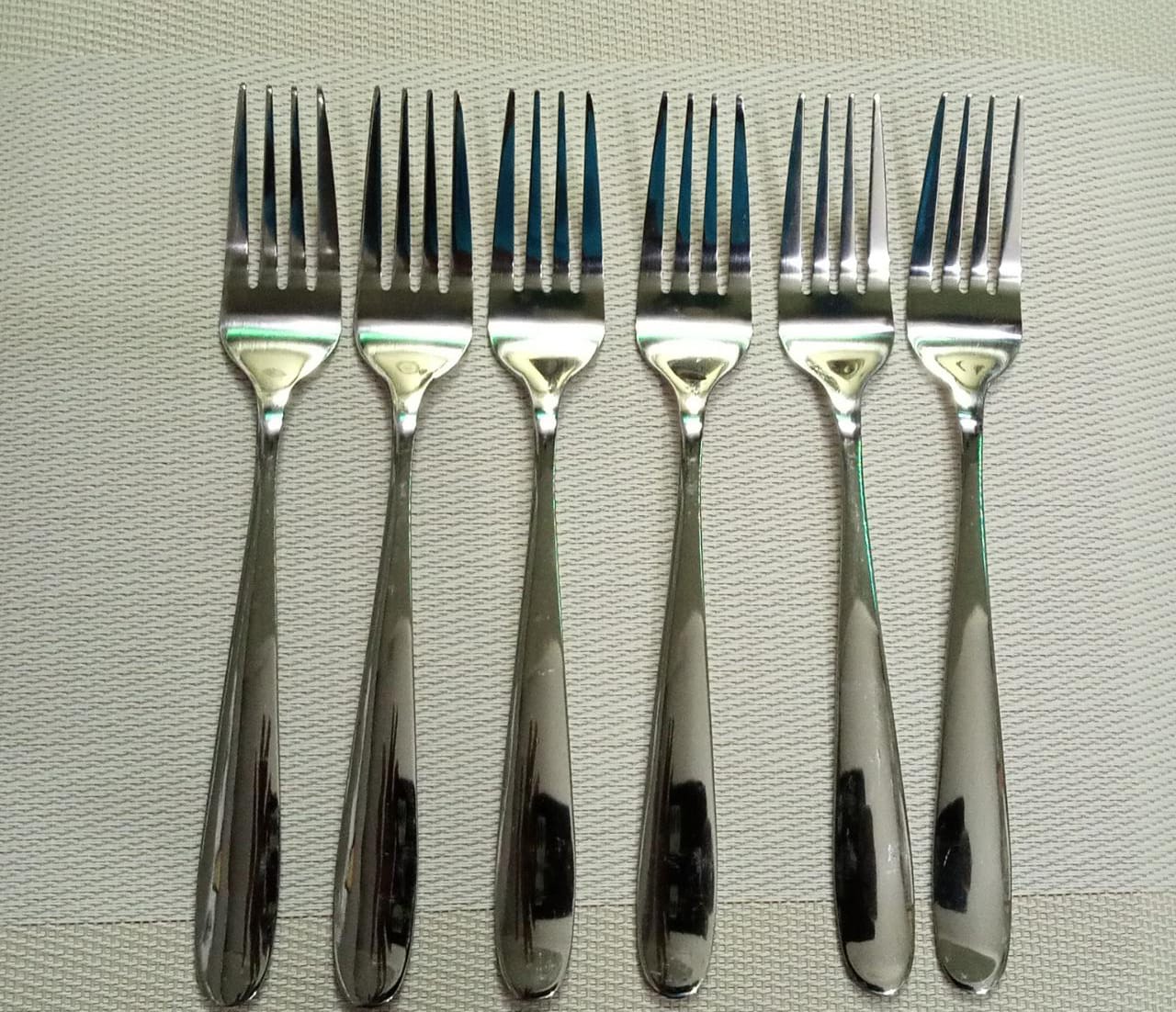 6pc premium quality stainless steel forks