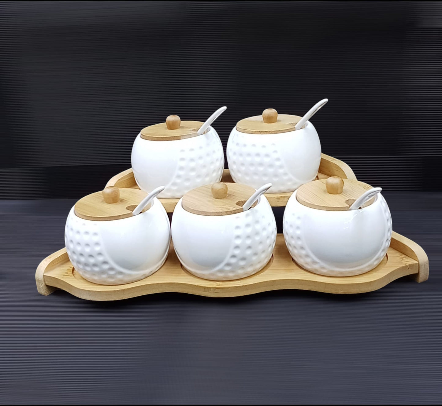 5pcs Ceramic sugar dish