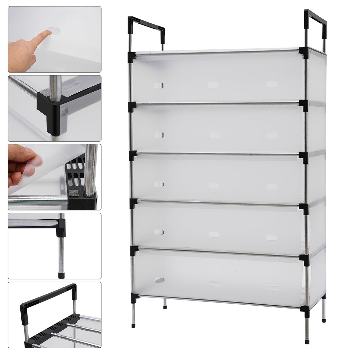 Dustproof Shoe Rack BlackNov