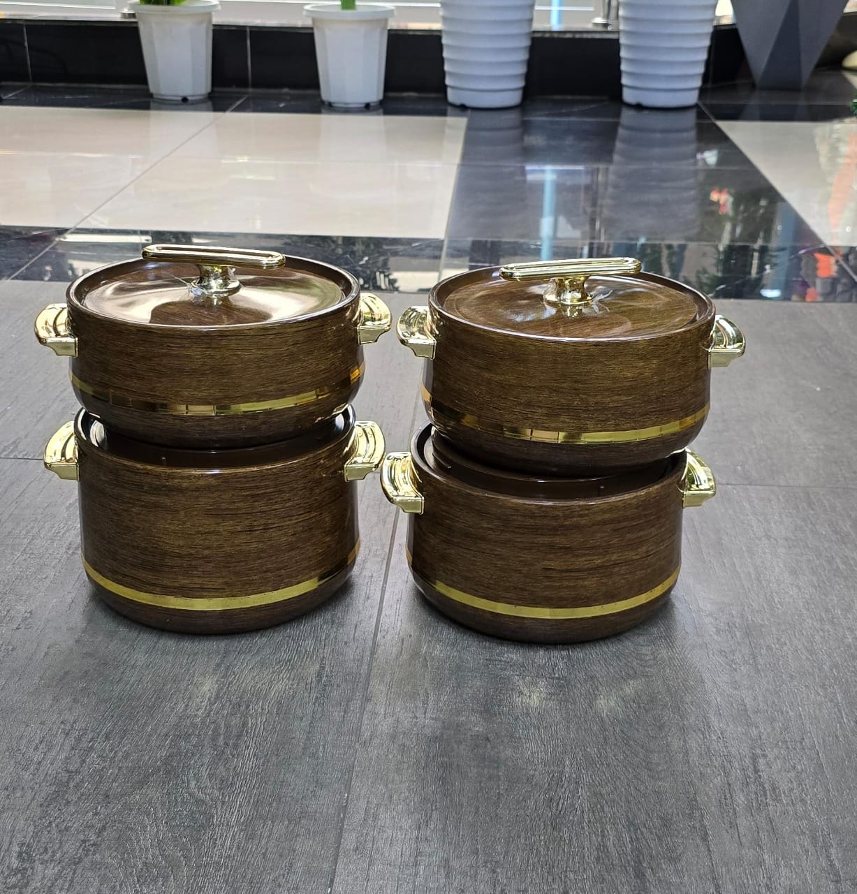 4pc High Quality Brown Hotpots