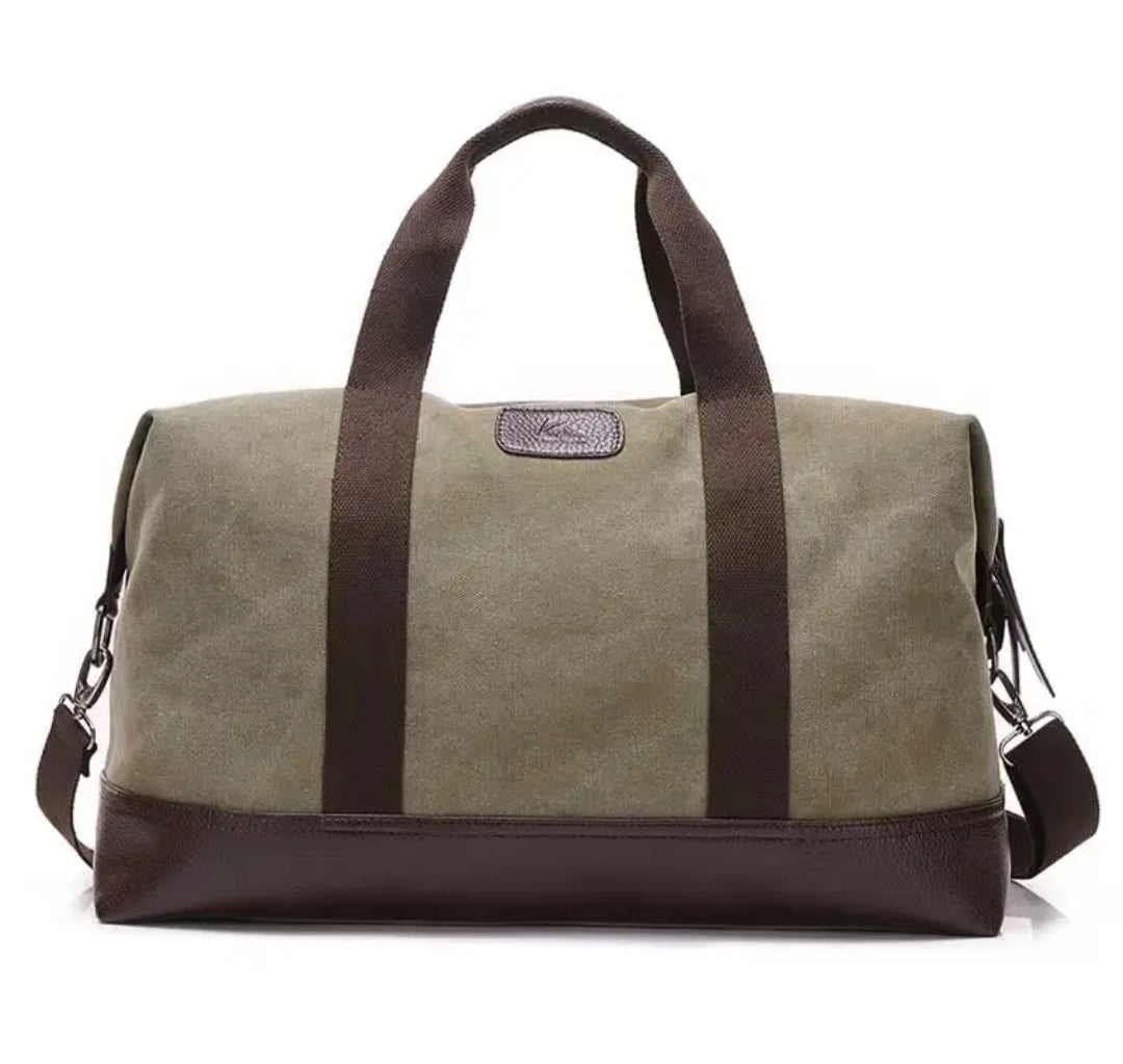 Vintage travel duffle bag