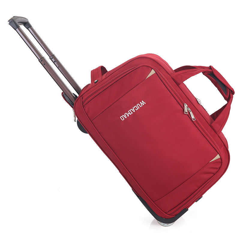 Rolling suitcase travelling bag