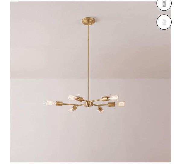 Socket Brass Chandelier