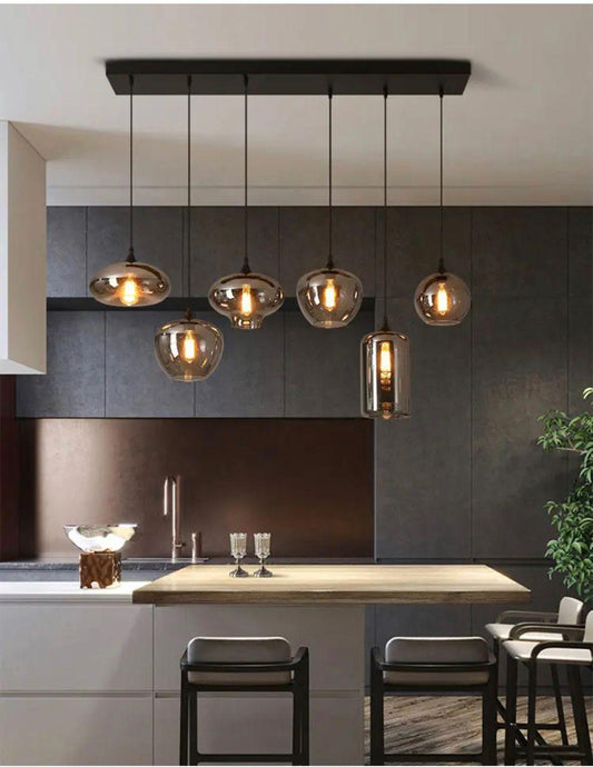 Smokey 5 in 1 Chandelier light