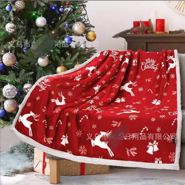 Double Layered Christmas Blanket