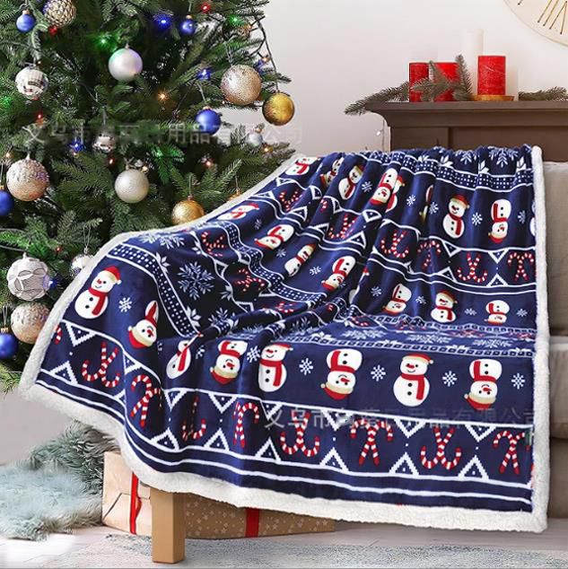 Double Layered Christmas Blanket