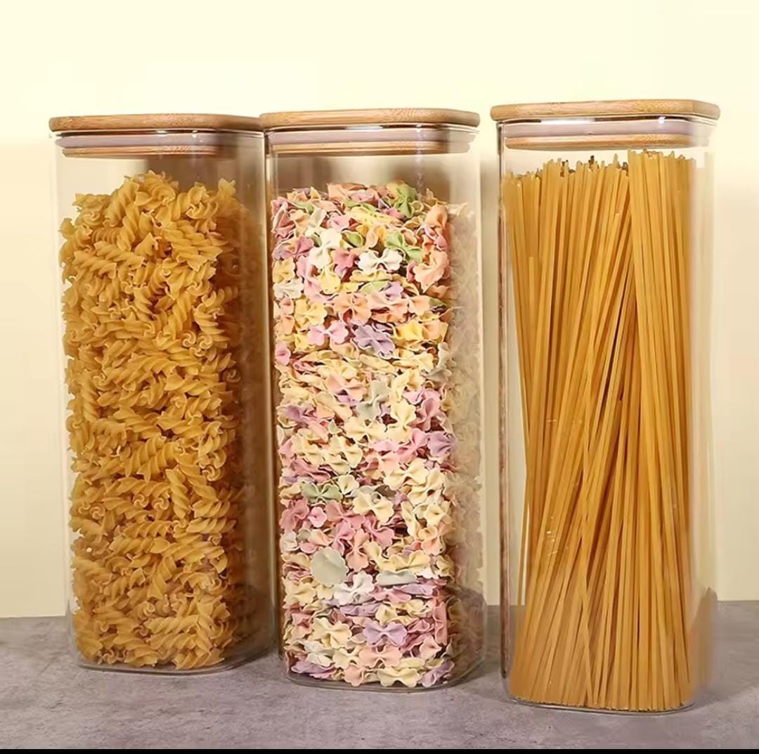 2000ml Glass spaghetti/cereal jar