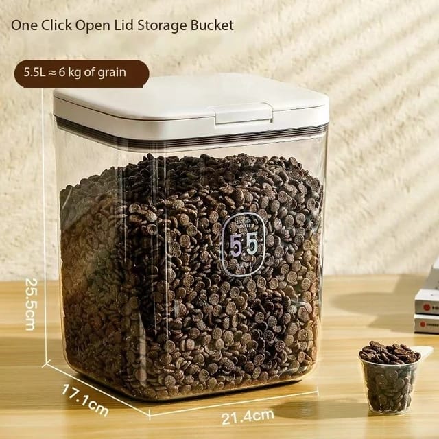 Automatic airtight cereal/ rice storage box