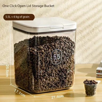 Automatic airtight cereal/ rice storage box