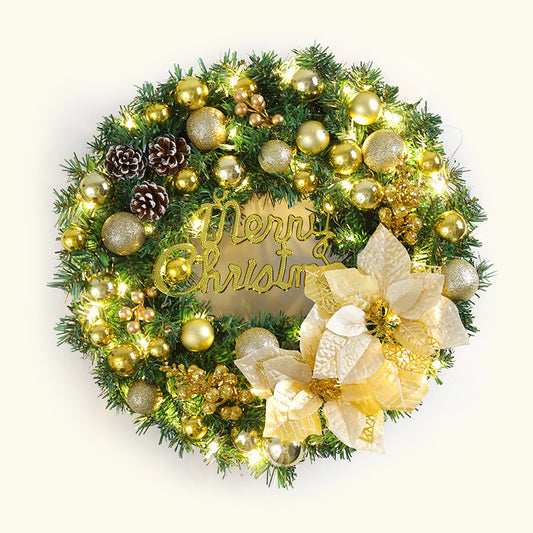 40cm Christmas Door Wreath Decor