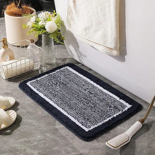 Large Absorbent Flocking bath  mats