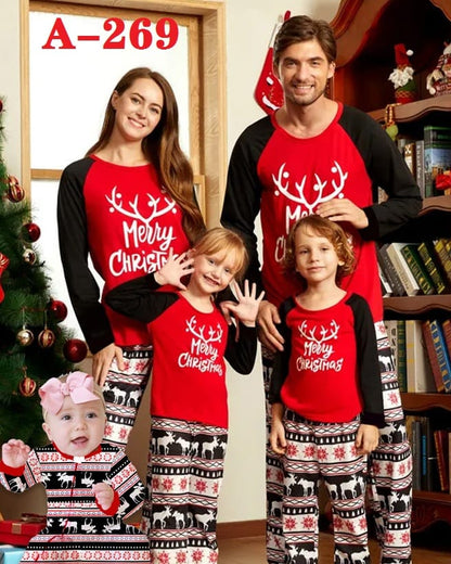Family Christmas pajamas outfit