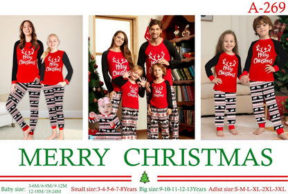 Family Christmas pajamas outfit